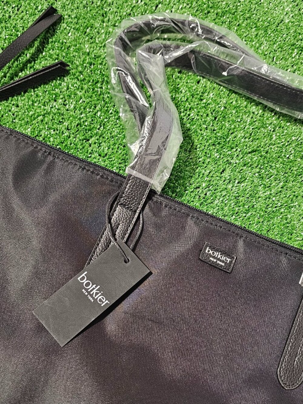 NEW Botkier Black Nylon Shoulder Tote Bag - Picture 7 of 9